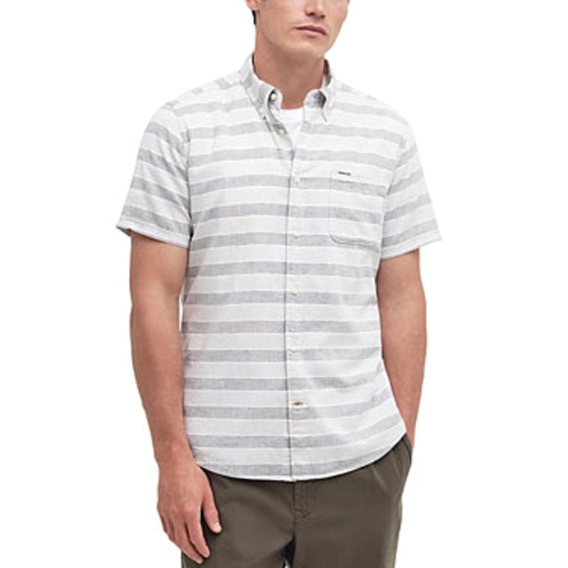 Barbour Somerby Printed Short Sleeve Button Down Shirt