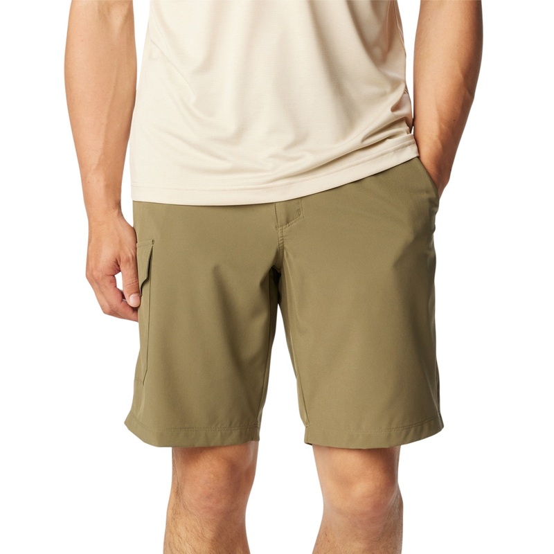Columbia Mens Regular fit Casual Shorts 40 / 10 Green Solid