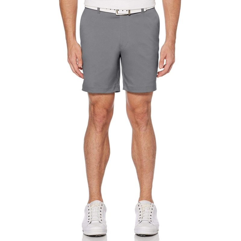 PGA TOUR Mens Regular fit Golf shorts 40 / 6 Grey Solid Stretch