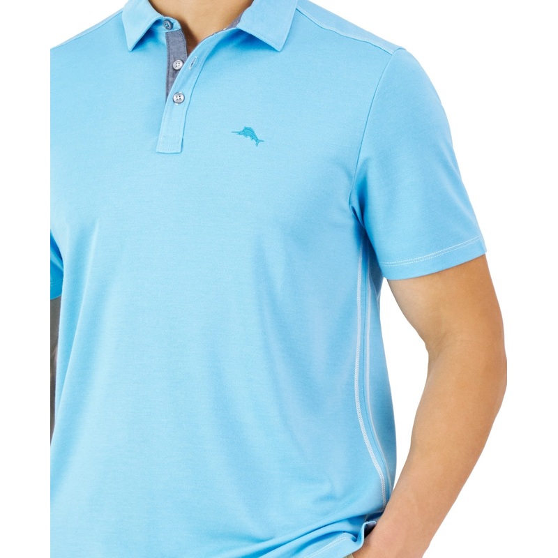 Tommy Bahama Mens Regular fit Short Sleeve Polo Shirt XXL Blue