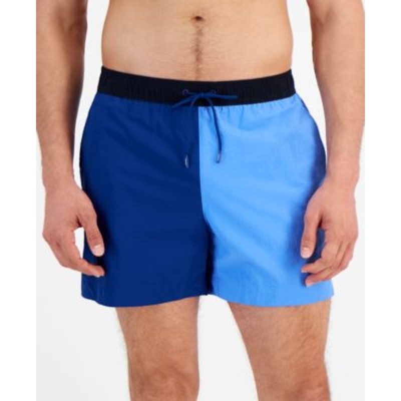 Tommy Hilfiger Mens Regular fit Swim Trunks Swimwear Large Blue