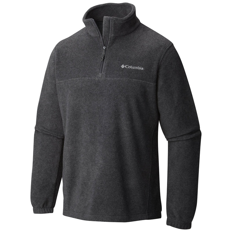 Columbia Mens Regular fit Half Zip Sweatshirt Medium Grey Solid