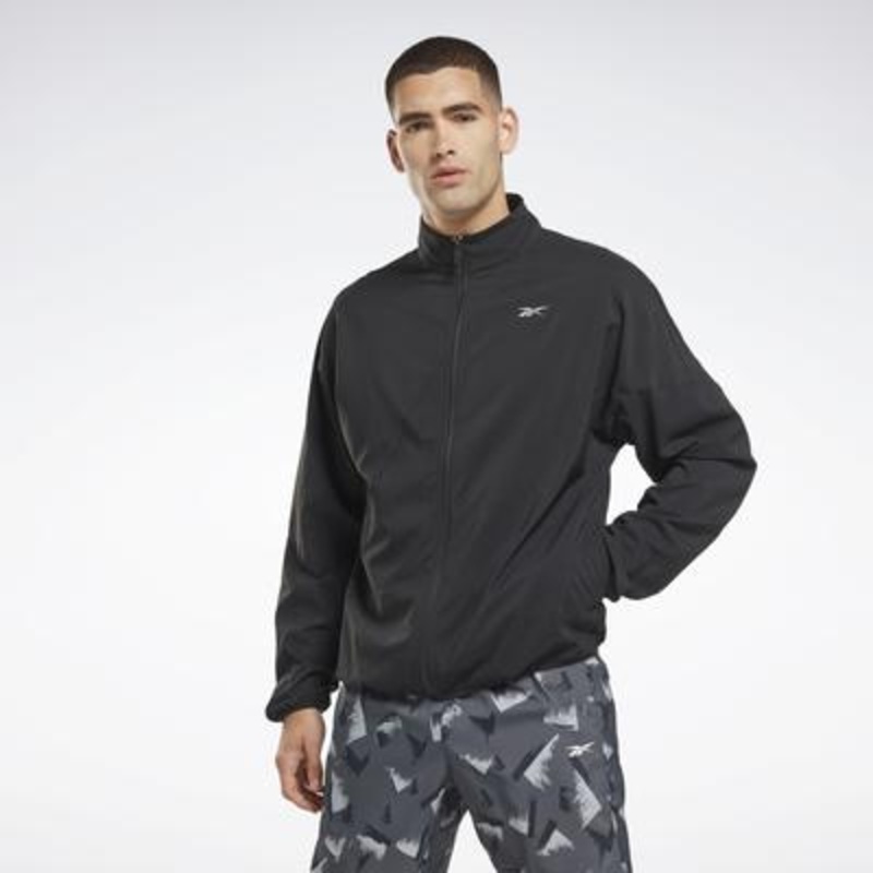 Reebok Mens Regular fit Windbreaker Coat Small Blue Solid