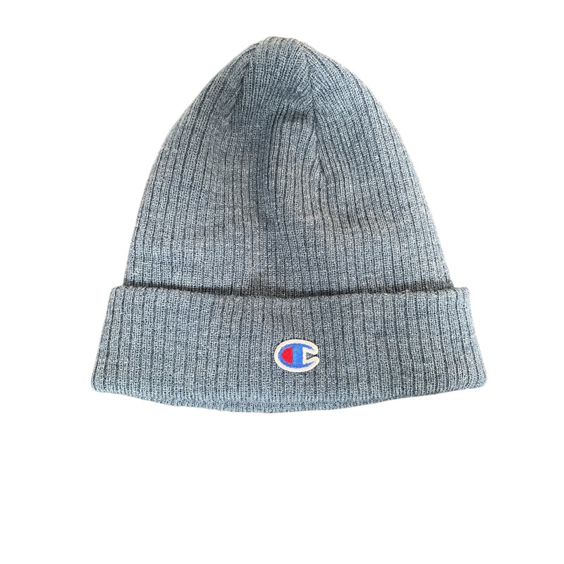 Champion Men's Logo Ribbed OSFA Beanie Hat Blue