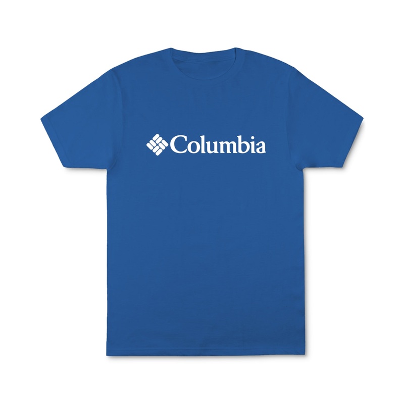 Columbia Men Regular fit Short Sleeve Graphic T-Shirt Shirt Large Blue