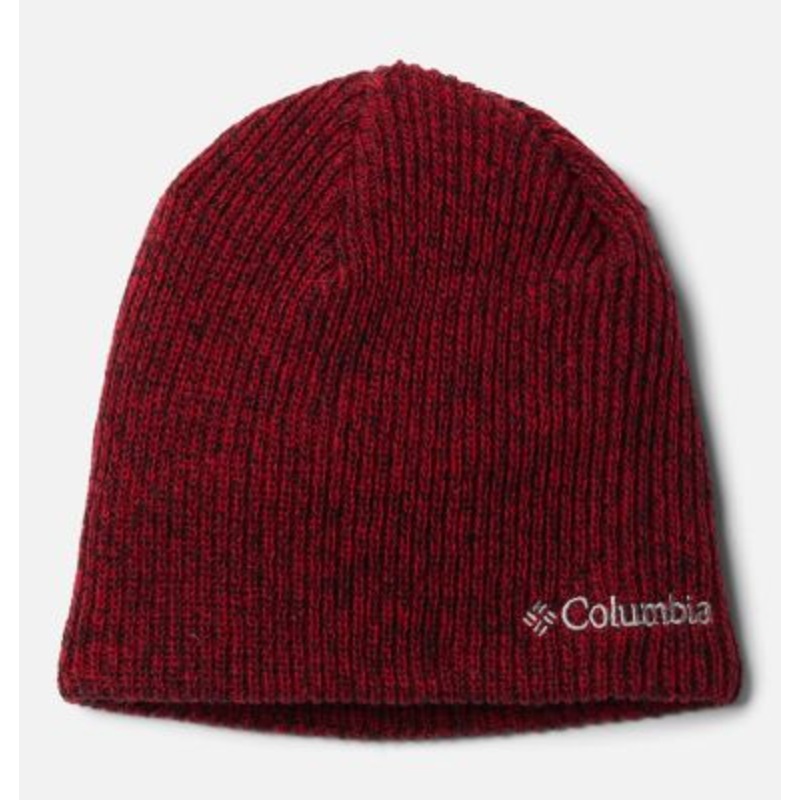 Columbia Men's Whirlibird Watch Cap Beanie Hat Mountain Red Black OSFA