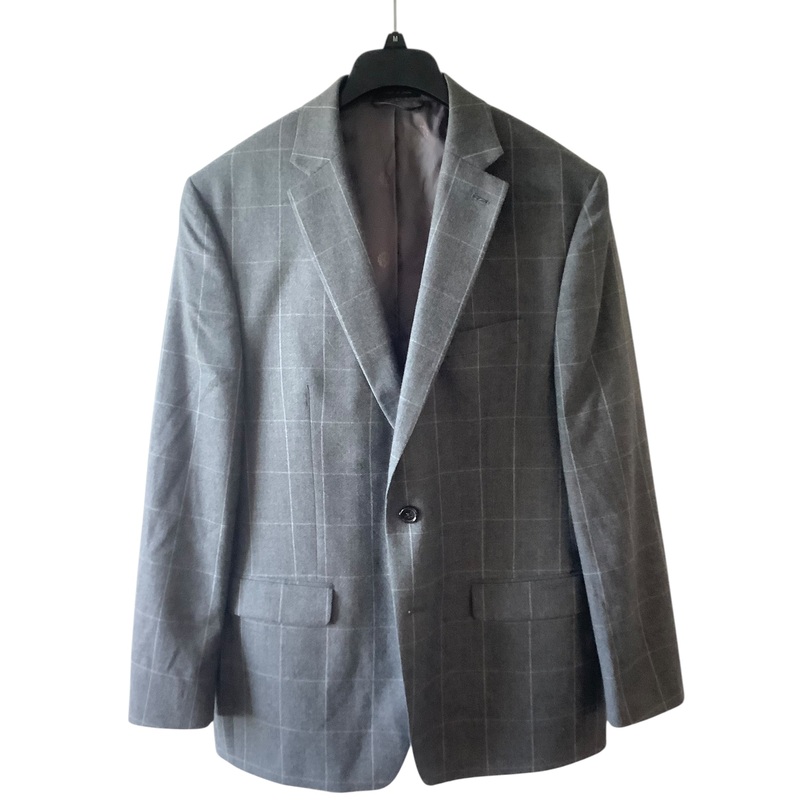 Lauren Ralph Lauren Men's Classic fit Blazer 42 R Grey Sport Coat