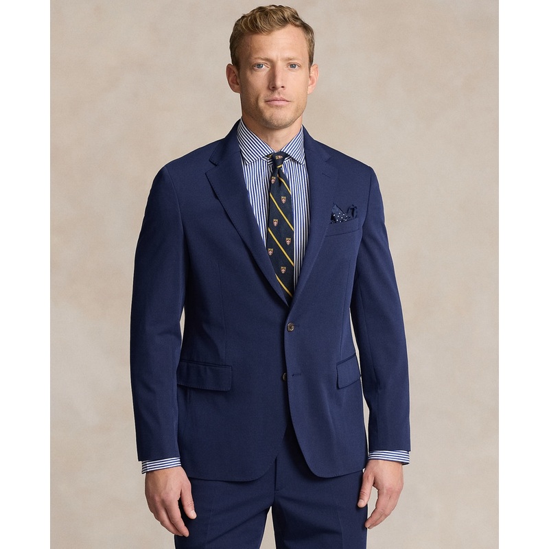 Polo Ralph Lauren Men's Single-Breasted Twill Sport Coat Blazer 46R Bright Navy
