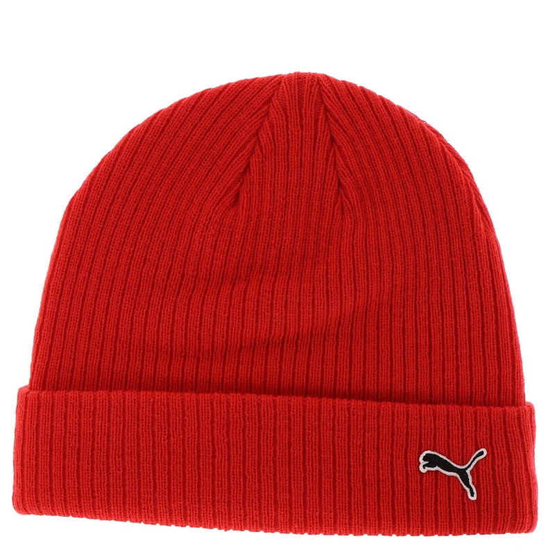 Puma Men Regular fit Beanie Hat One Size Red