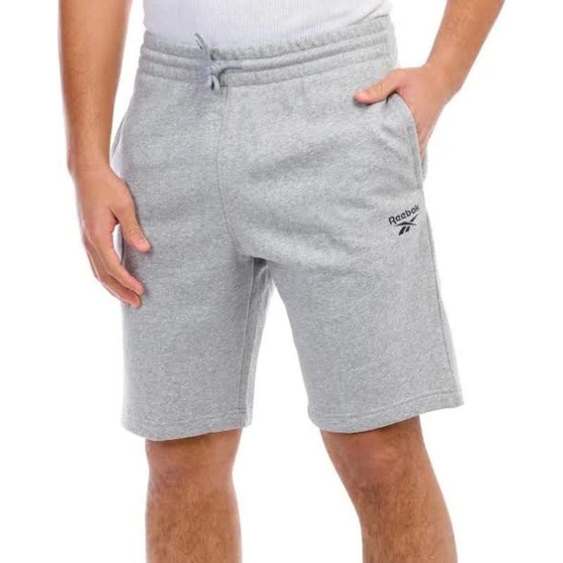 Reebok Men's Identity Logo Fleece Sweat Shorts XL Grey
