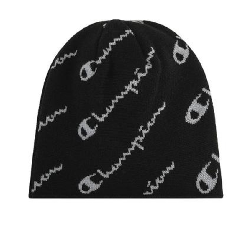 Champion Men Regular fit Beanie Hat One Size Black White Reversible