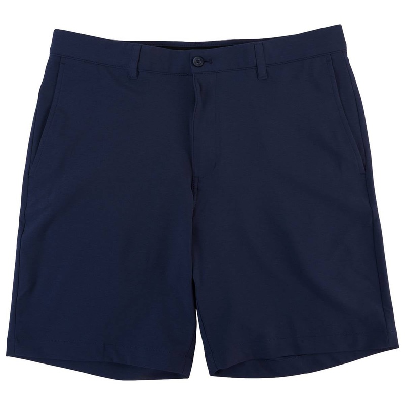PGA TOUR Mens Regular fit Casual Shorts 42 / 8 Black Solid