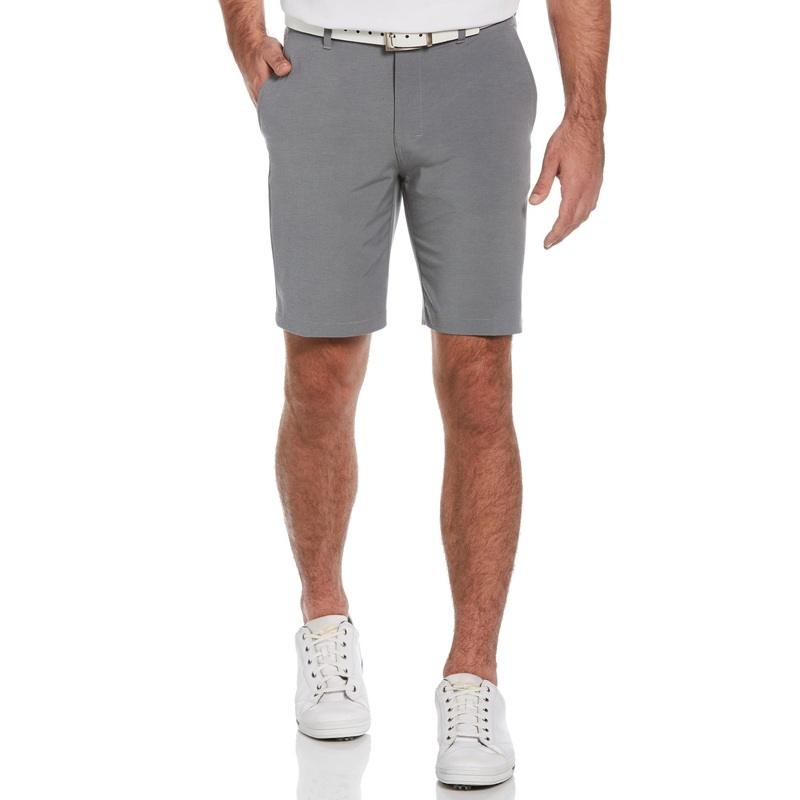 PGA TOUR Mens Regular fit Golf Shorts 30 / 9 Grey Striped Stretch