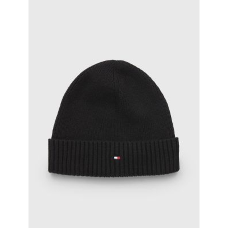 Tommy Hilfiger Men Regular fit Beanie Hat One Size Black