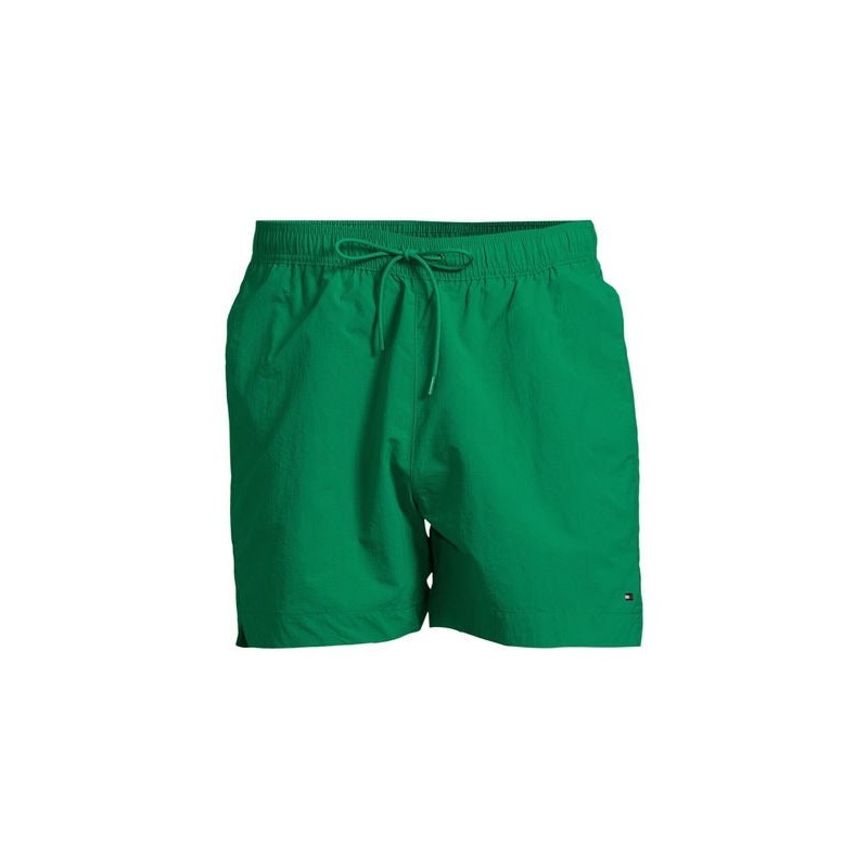 Tommy Hilfiger Mens Long Drawstring 7 Swim Trunks Large Green Swimsuit