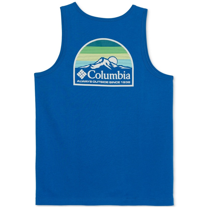 Columbia Men Regular fit Sleeveless Tank Top Shirt XXL Blue Solid