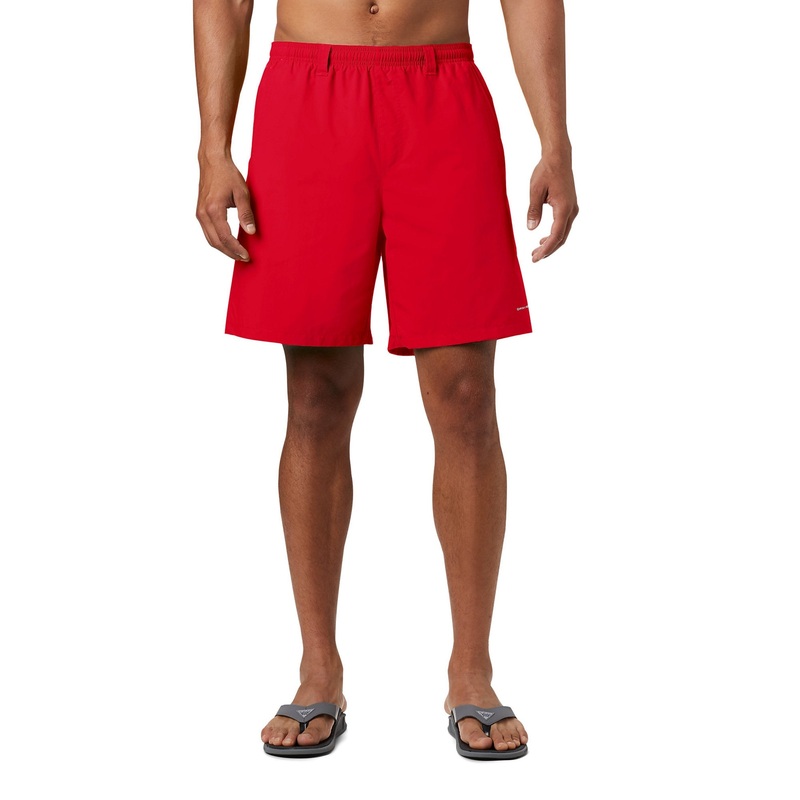 Columbia Mens Regular fit Swim Trunks Swimwear XL / 6 Red Solid
