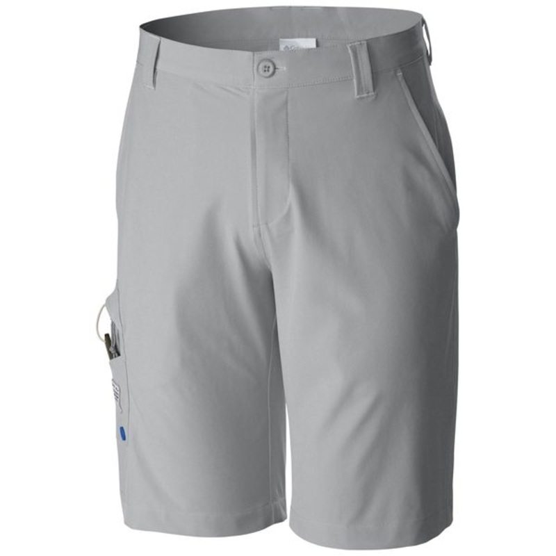 Columbia Mens Regular fit Terminal Tackle Shorts 30 / 10 Grey Solid