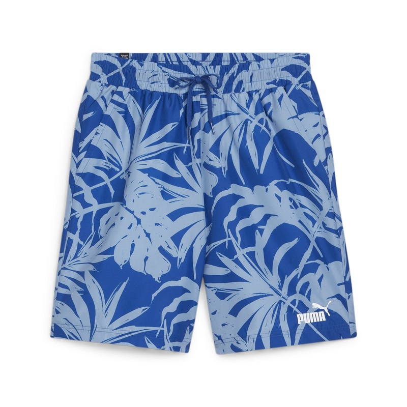 Puma Mens Regular fit Drawstring Shorts Small / 8 Blue Floral