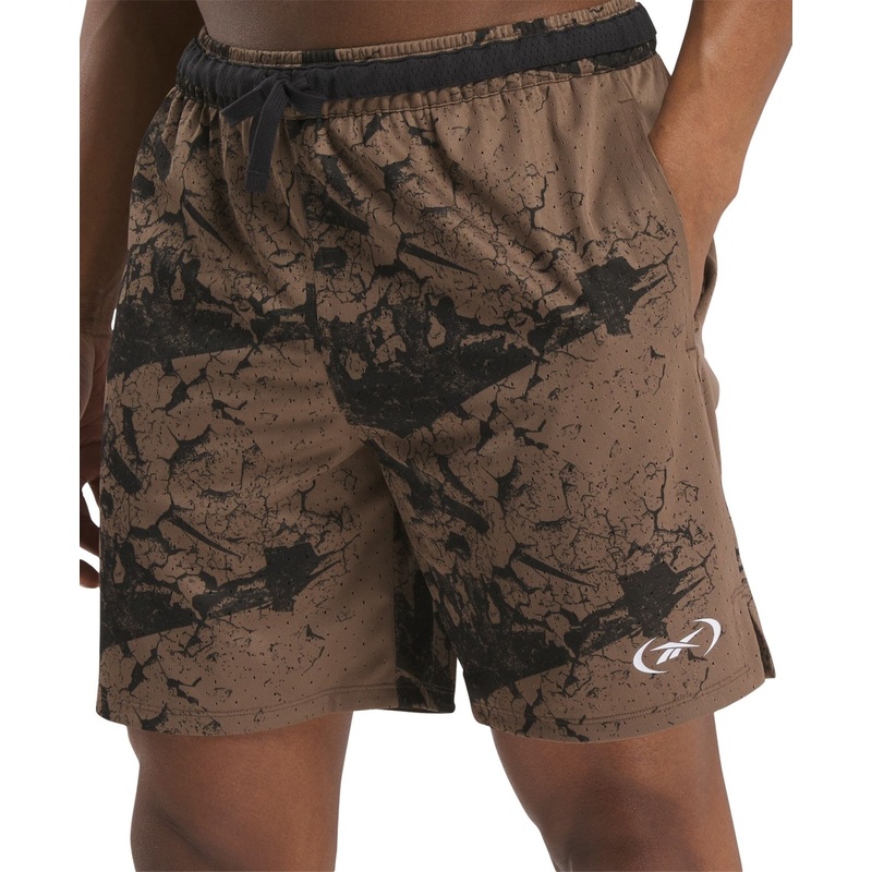 Reebok Mens Regular fit Transition Shorts Shorts Small Brown