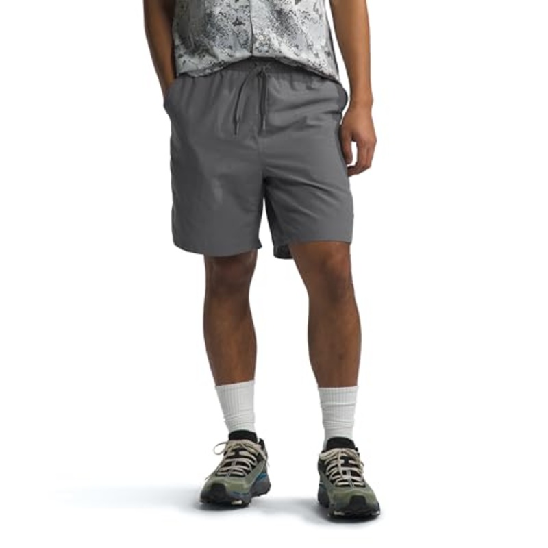 The North Face Mens Regular fit Drawstring Shorts Large / 9 Grey Solid
