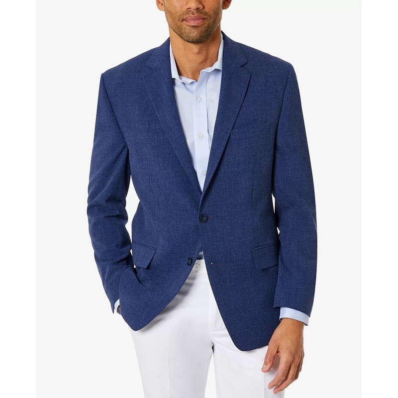 Club Room Men's Classic-Fit Solid Sport Coat Blue 40R Blazer