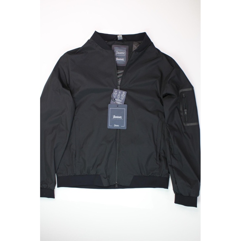 Herno Mens Laminar Windstopper Bomber Jacket EU 54 US 44 Black