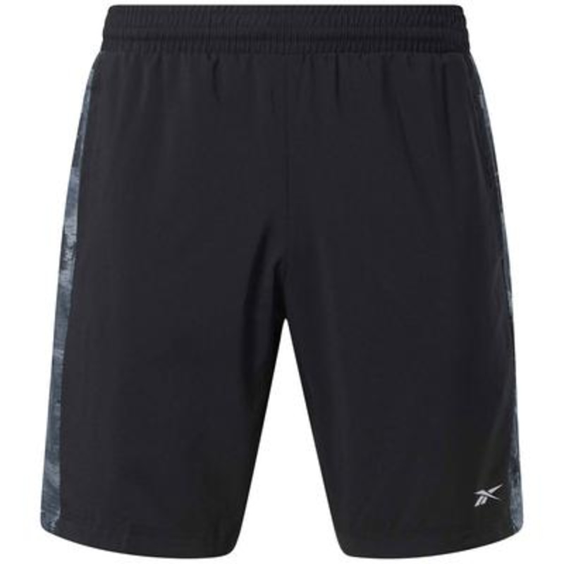 Reebok Mens Regular fit Shorts XL / 9 Black Moisture Wicking