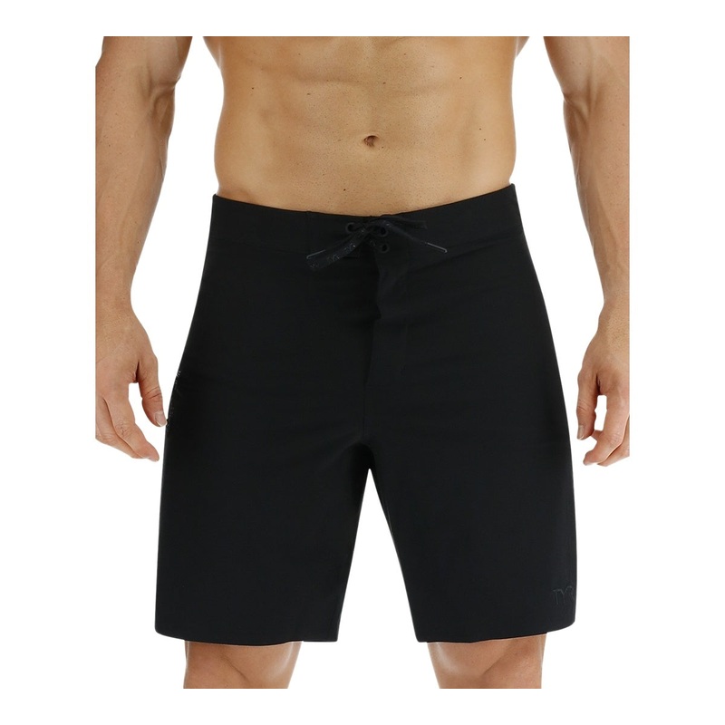 Tyr Mens Regular fit Board Shorts 38 / 9 Black Solid