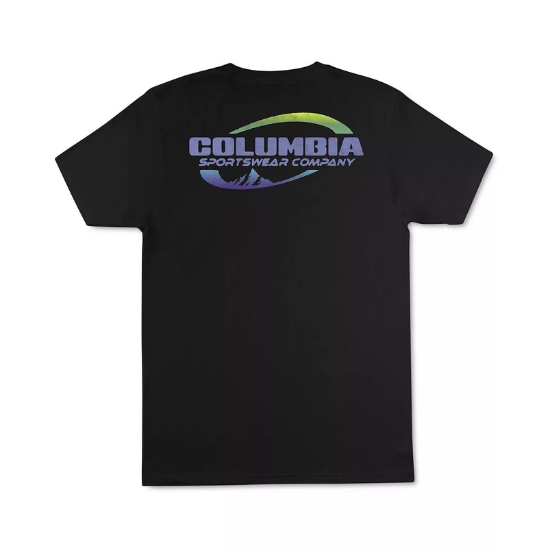 Columbia Men's Corp Logo Graphic T-Shirt Black Medium