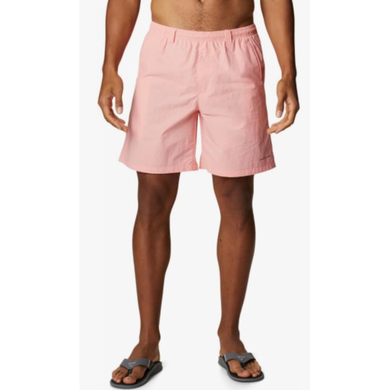 Columbia Mens Regular fit Swim Trunks Swimwear Large / 8 Orange Solid
