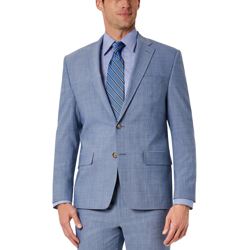Lauren Ralph Lauren Men's Classic-Fit Suit Jacket 40R Light Blue