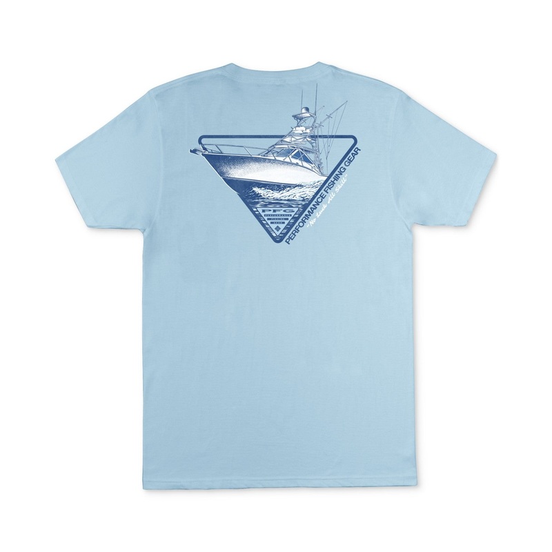 Columbia Men Regular fit Short Sleeve T-Shirt Shirt Medium Blue
