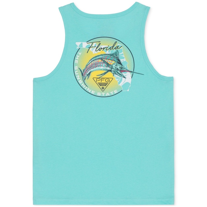 Columbia Men Regular fit Sleeveless Tank Top Shirt Small Blue