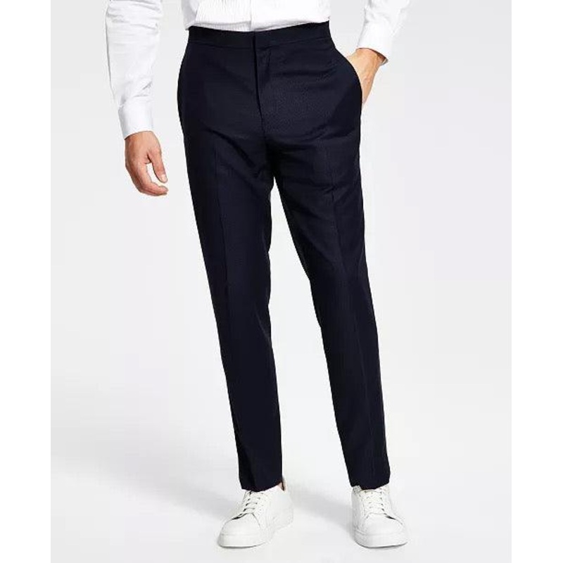 Alfani Mens Slim Fit Navy Tuxedo Dress Pants 29 x 30