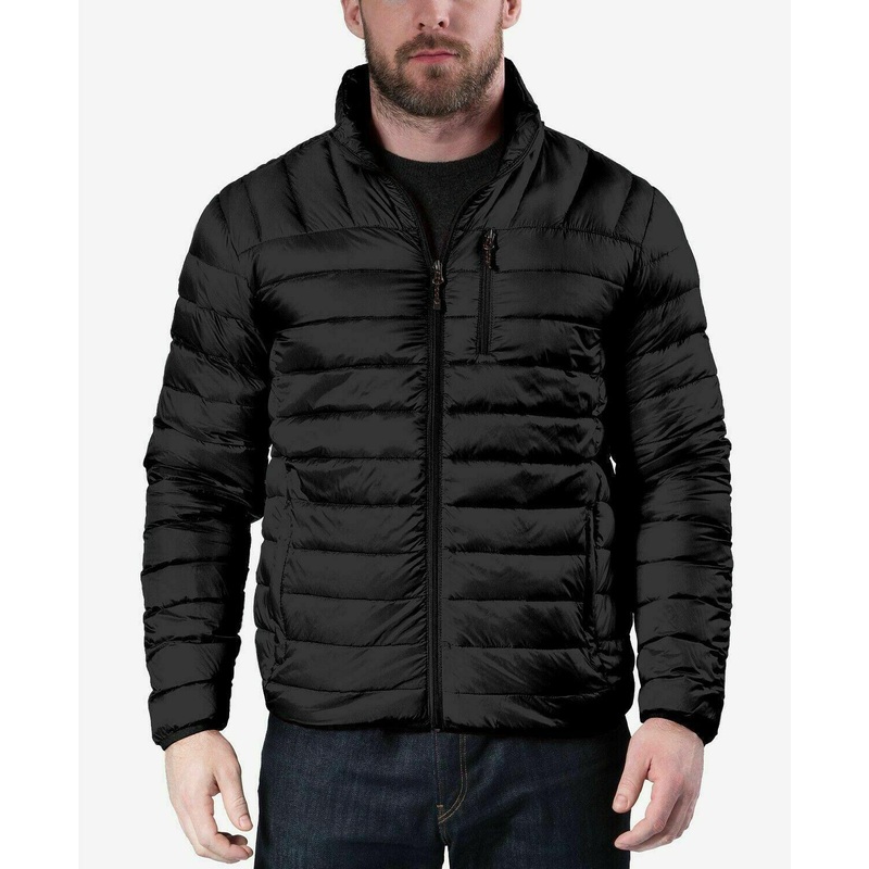 Hawke & Co. Outfitter Men's Empire PrimaLoft Packable Jacket Coat Black Medium