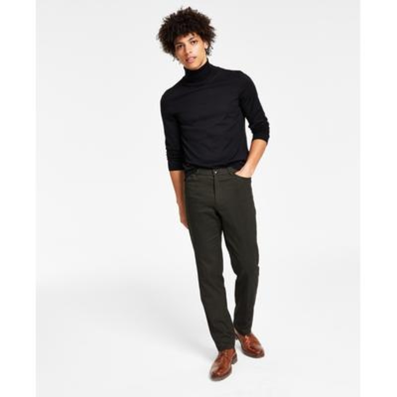 Tommy Hilfiger Mens Modern fit Dress Pants 36 / 30 Green Solid