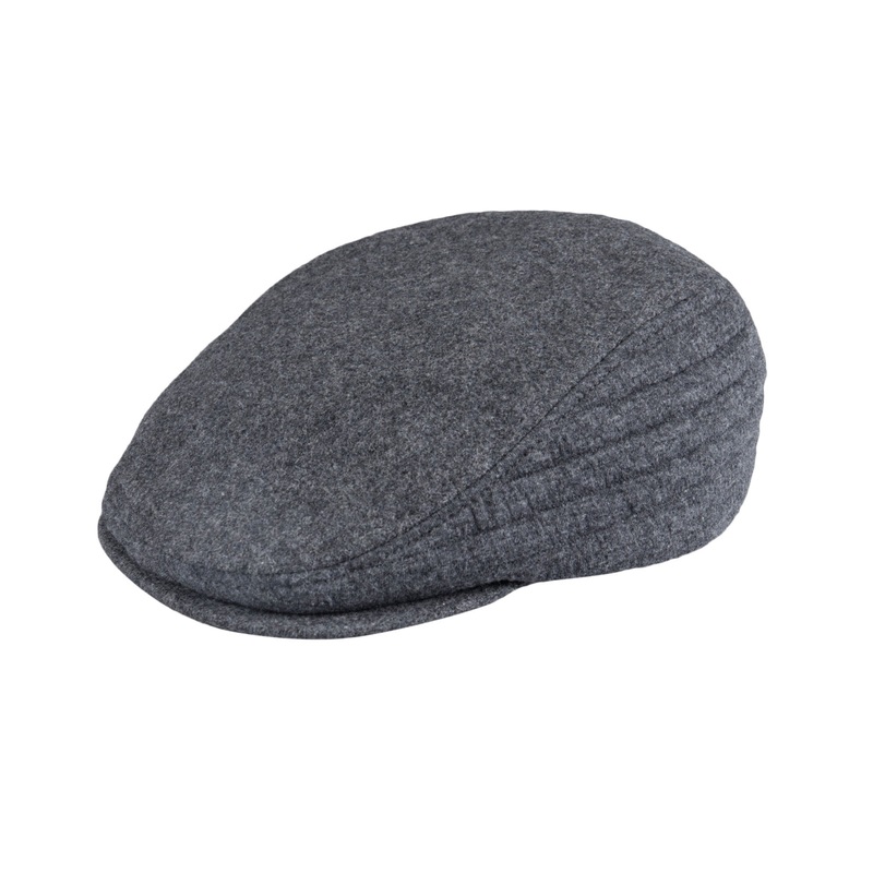 Levi's Men's Quilted Flat Top Ivy Cap Grey Small / Medium