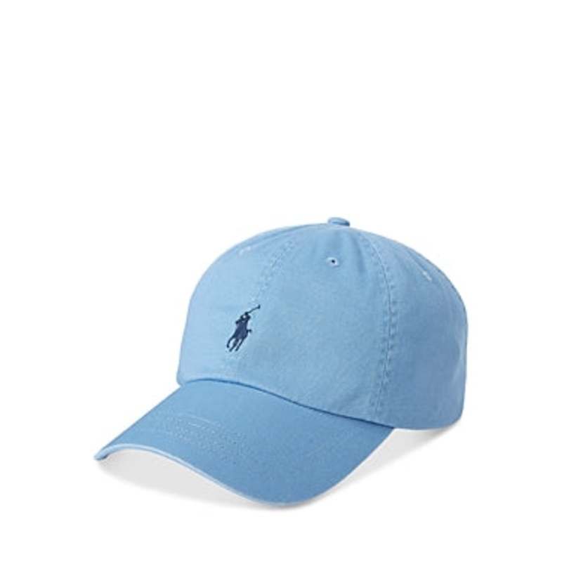 Polo Ralph Lauren Men's Cotton Chino Baseball Cap Light Sky Blue