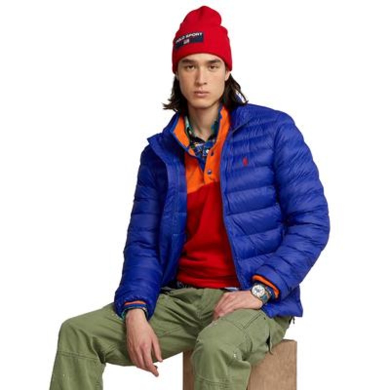 Polo Ralph Lauren Men's Packable Jacket XL Blue Heritage Royal