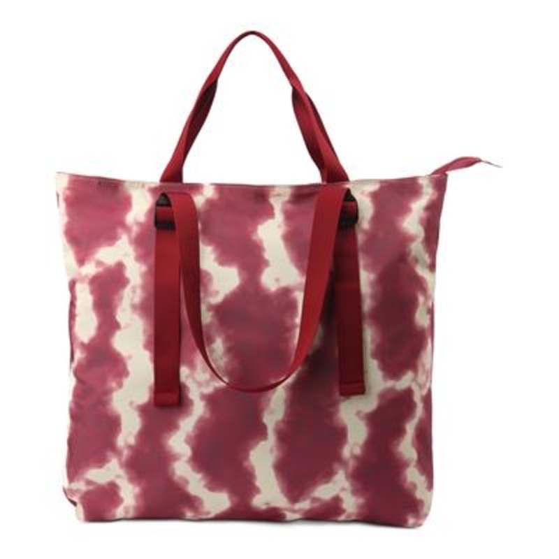 International Concepts Mens Tote Bag Dark Pink White