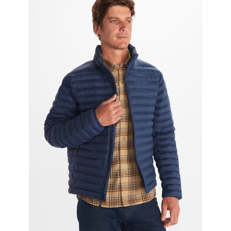 Marmot Men's Echo Featherless Puffer Jacket Large Blue Arctic Navy