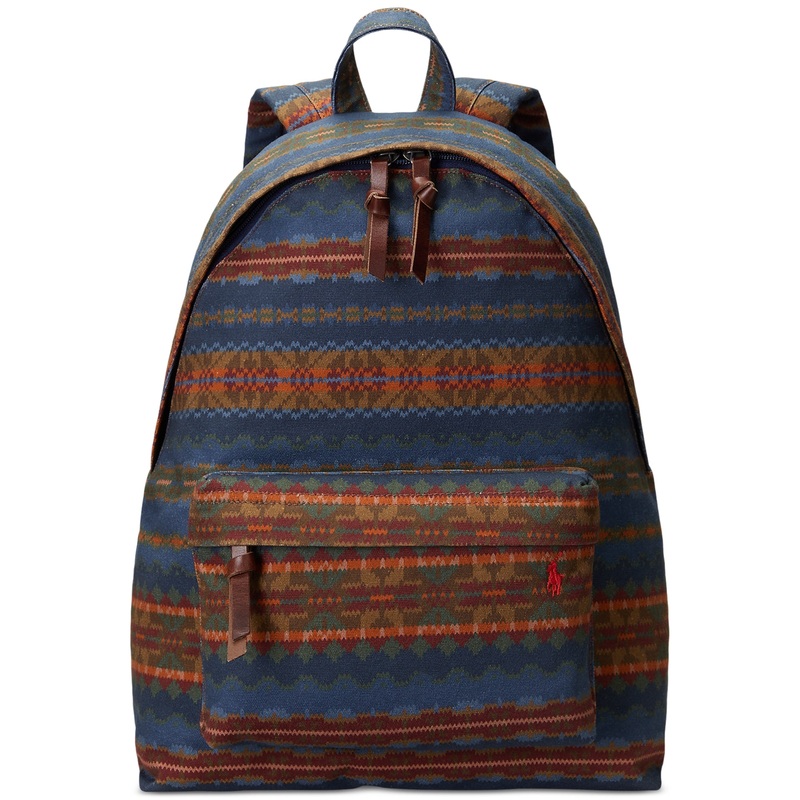 Polo Ralph Lauren Men's Fair Isle Canvas Backpack - Printed Fairisle