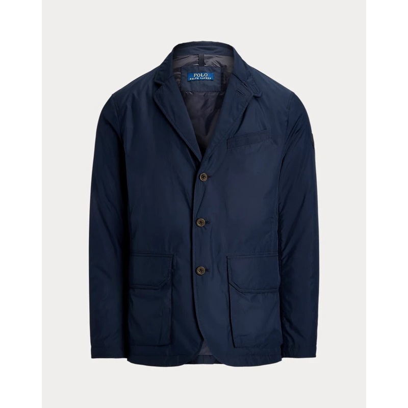 Polo Ralph Lauren Mens Packable Performance Blazer Jacket Medium Navy Blue