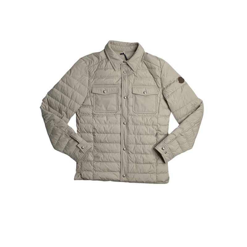 Moncler Mens Mauldre Puffer Jacket Size 1 / Small Light Beige