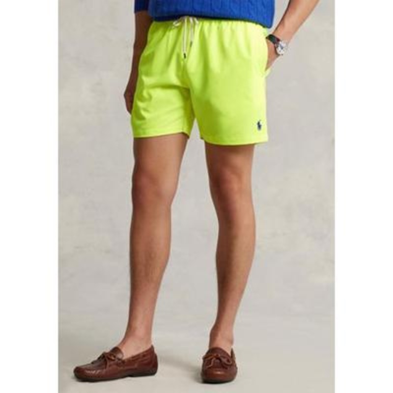 Polo Ralph Lauren Men's 5.75" Traveler Classic Swim Trunks Yellow Large