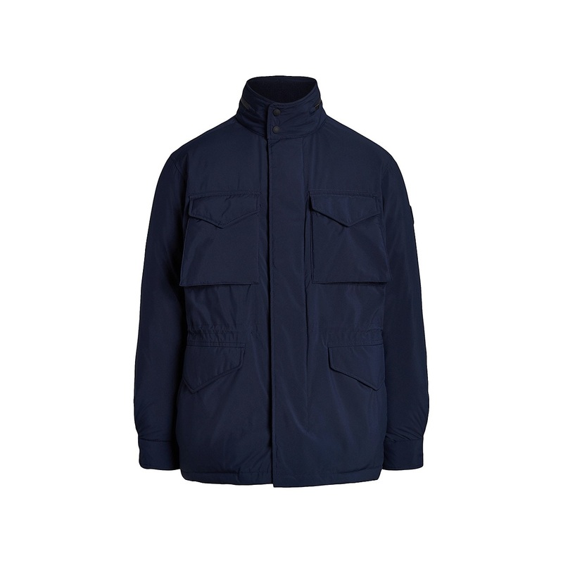 Polo Ralph Lauren Mens Hooded Down Field Jacket XL Navy Blue