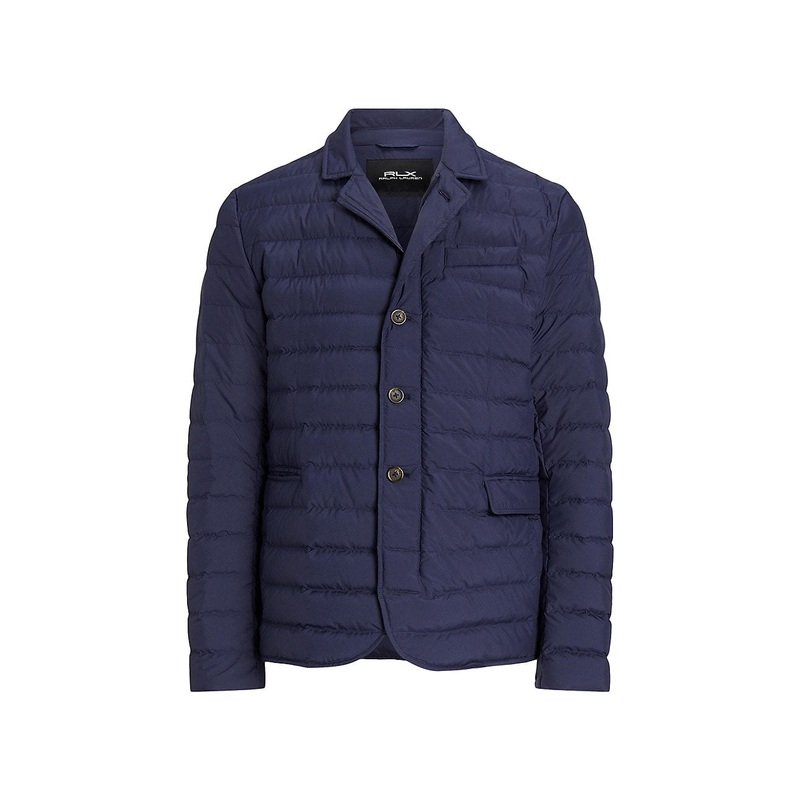 RLX Ralph Lauren Water-Repellent Puffer Down Jacket Medium Navy Blue