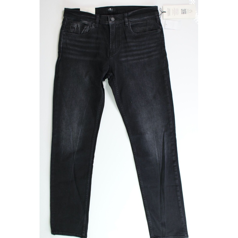 7 For All Mankind Mens Slim Fit Jeans Size 33 Black