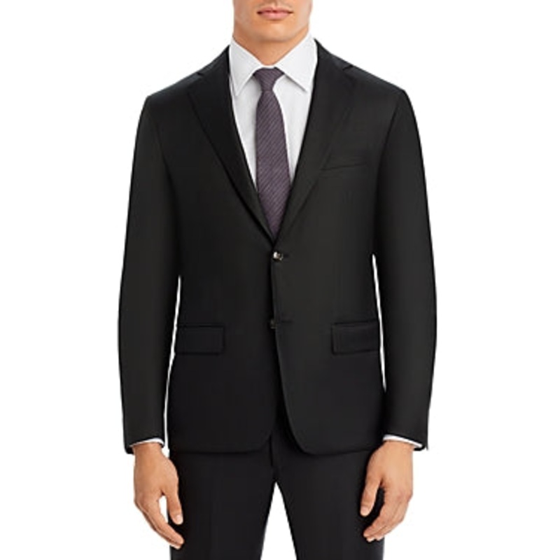 Robert Graham Modern Fit Hunter Green Sharkskin Suit Jacket 48R Wool